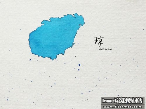 【艺术】插画：水彩中国，你的的家乡在哪里？ 