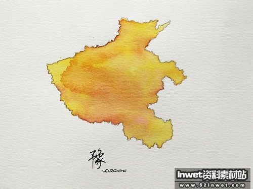 【艺术】插画：水彩中国，你的的家乡在哪里？