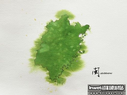 【艺术】插画：水彩中国，你的的家乡在哪里？