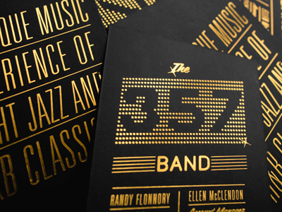357 Band by Herman Dawson in Showcase of 50 Creative Business Cards