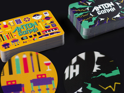 Business Cards 2014 by Anton Bohlin in Showcase of 50 Creative Business Cards