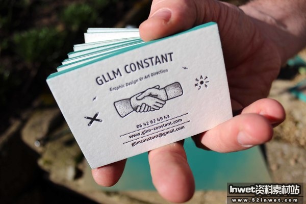 Business Card by Guillaume Constant in Showcase of 50 Creative Business Cards