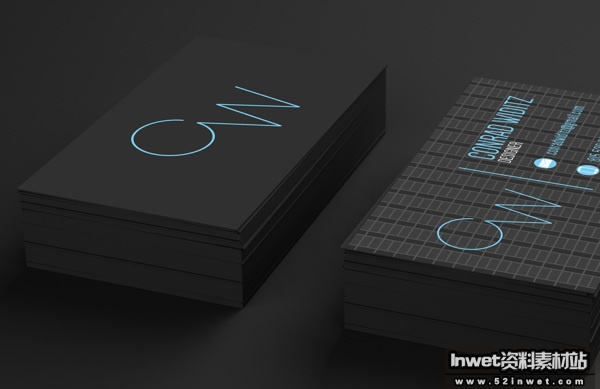 Self Branding by Conrad Widitz in Showcase of 50 Creative Business Cards
