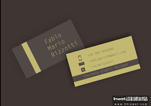 My Personal Business Card by Fabio Mario Rizzotti in Showcase of 50 Creative Business Cards