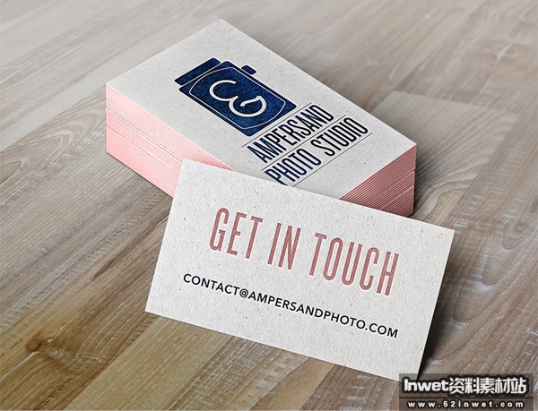 Branding: Ampersand Photo Studio by Taylor Morris in Showcase of 50 Creative Business Cards