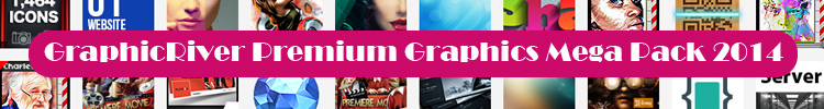 【PS素材】GraphicRiver Premium Graphics Mega Pack 2014合集打包下载