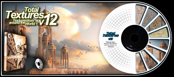 《超高质量3D贴图库》(3D TOTAL TEXTURES) 1-13CD[ISO]